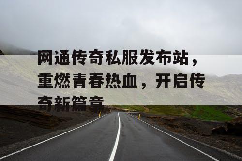 网通传奇私服发布站，重燃青春热血，开启传奇新篇章