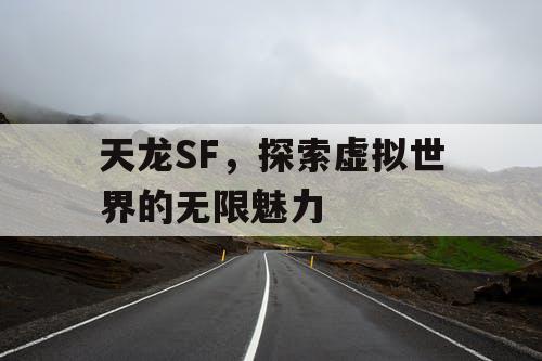 天龙SF，探索虚拟世界的无限魅力
