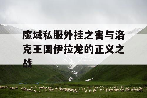魔域私服外挂之害与洛克王国伊拉龙的正义之战