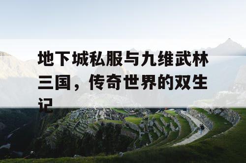 地下城私服与九维武林三国，传奇世界的双生记