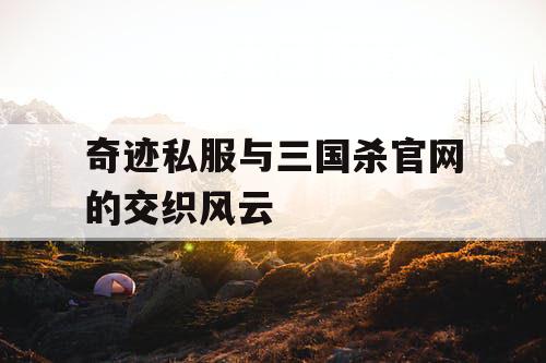 奇迹私服与三国杀官网的交织风云