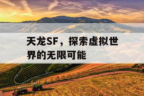 天龙SF，探索虚拟世界的无限可能