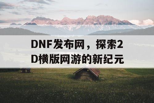 DNF发布网，探索2D横版网游的新纪元
