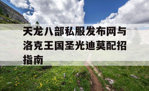 天龙八部私服发布网与洛克王国圣光迪莫配招指南