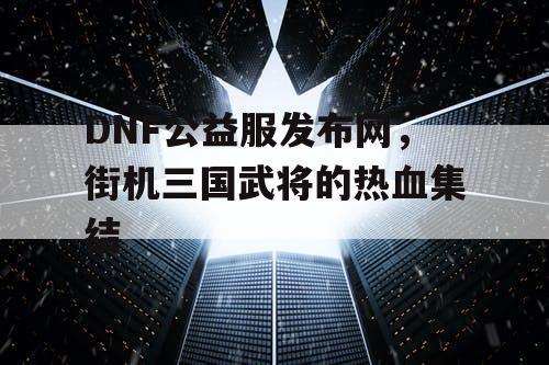 DNF公益服发布网，街机三国武将的热血集结