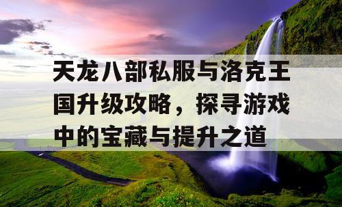 天龙八部私服与洛克王国升级攻略，探寻游戏中的宝藏与提升之道