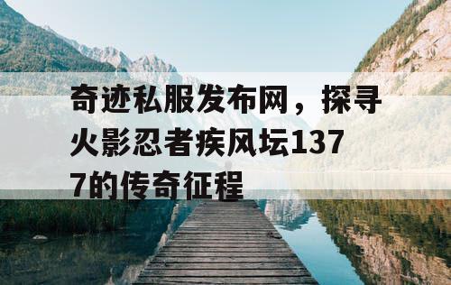 奇迹私服发布网，探寻火影忍者疾风坛1377的传奇征程