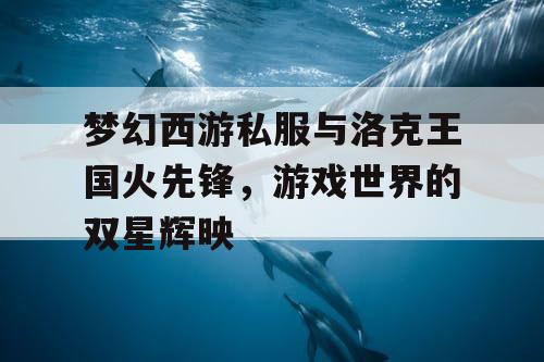 梦幻西游私服与洛克王国火先锋，游戏世界的双星辉映