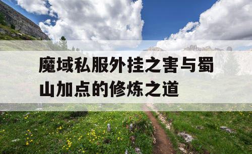 魔域私服外挂之害与蜀山加点的修炼之道 魔域私服外挂之害与蜀山加点的修炼之道