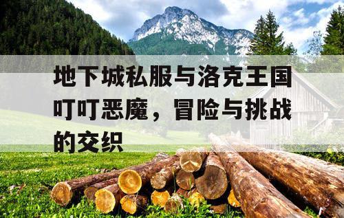 地下城私服与洛克王国叮叮恶魔，冒险与挑战的交织