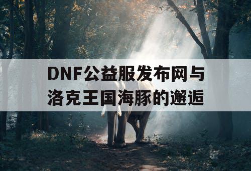 DNF公益服发布网与洛克王国海豚的邂逅