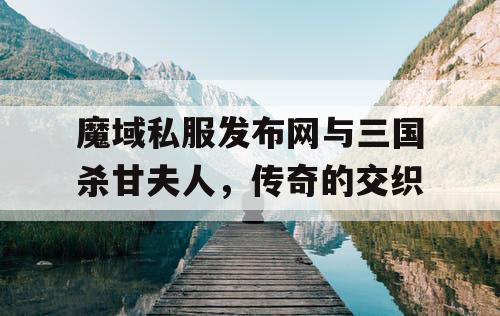 魔域私服发布网与三国杀甘夫人，传奇的交织