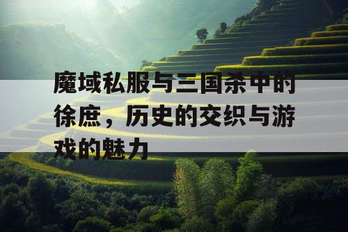 魔域私服与三国杀中的徐庶，历史的交织与游戏的魅力