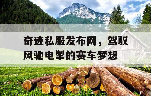 奇迹私服发布网，驾驭风驰电掣的赛车梦想