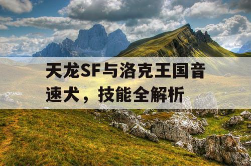 天龙SF与洛克王国音速犬，技能全解析