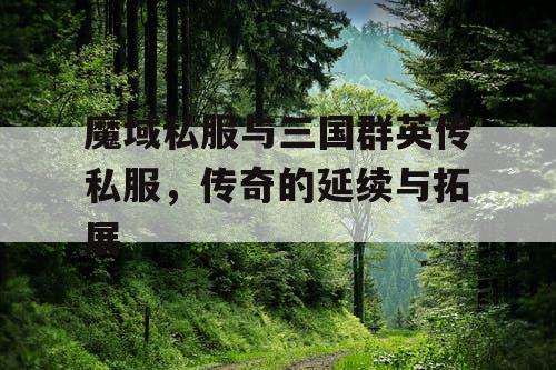 魔域私服与三国群英传私服，传奇的延续与拓展