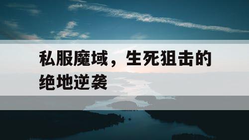 私服魔域，生死狙击的绝地逆袭