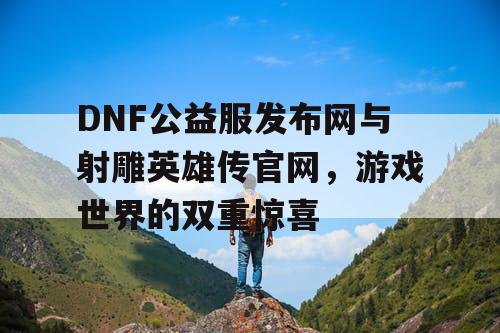 DNF公益服发布网与射雕英雄传官网，游戏世界的双重惊喜