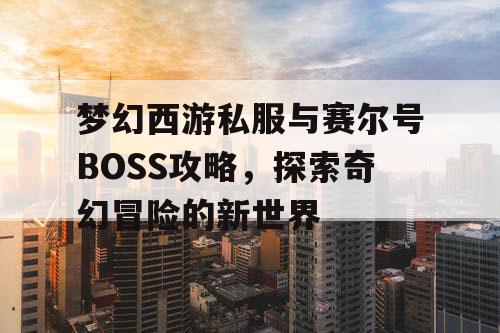 梦幻西游私服与赛尔号BOSS攻略，探索奇幻冒险的新世界