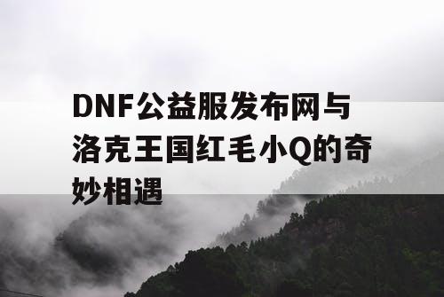 DNF公益服发布网与洛克王国红毛小Q的奇妙相遇