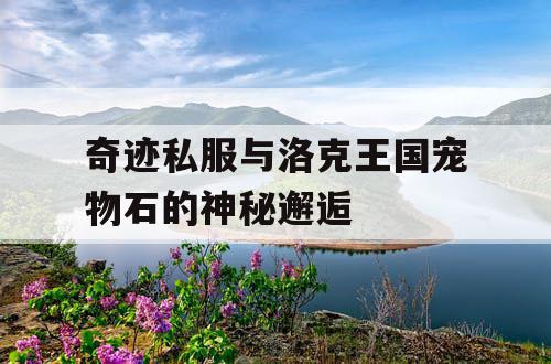 奇迹私服与洛克王国宠物石的神秘邂逅