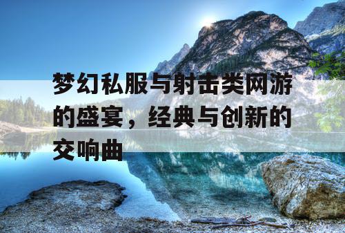 梦幻私服与射击类网游的盛宴，经典与创新的交响曲