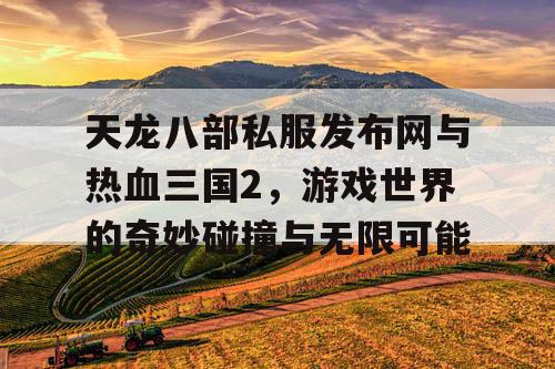 天龙八部私服发布网与热血三国2，游戏世界的奇妙碰撞与无限可能