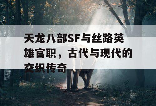 天龙八部SF与丝路英雄官职，古代与现代的交织传奇