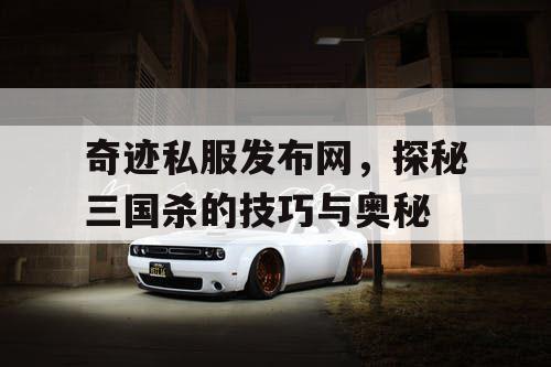 奇迹私服发布网，探秘三国杀的技巧与奥秘