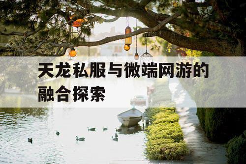天龙私服与微端网游的融合探索
