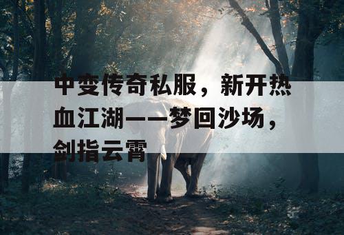 中变传奇私服，新开热血江湖——梦回沙场，剑指云霄