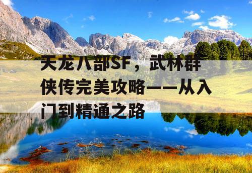 天龙八部SF,武林群侠传完美攻略——从入门到精通之路 天龙八部SF,武林群侠传完美攻略——从入门到精通之路