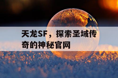 天龙SF,探索圣域传奇的神秘官网 天龙SF,探索圣域传奇的神秘官网
