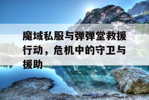 魔域私服与弹弹堂救援行动，危机中的守卫与援助