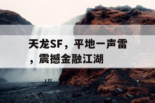 天龙SF，平地一声雷，震撼金融江湖