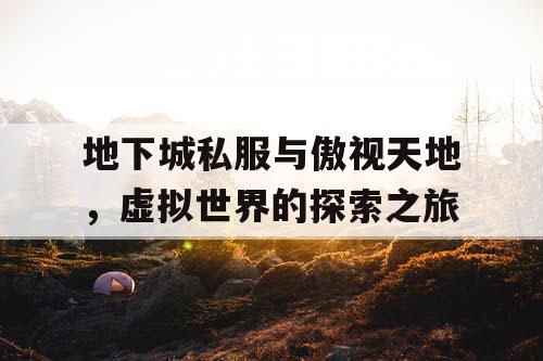 地下城私服与傲视天地，虚拟世界的探索之旅