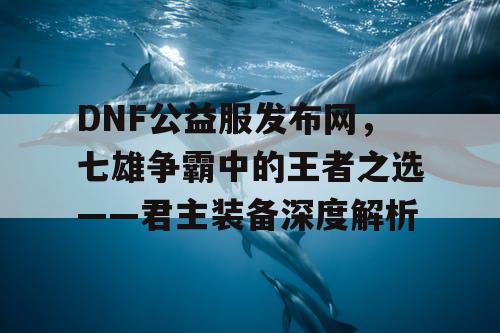 DNF公益服发布网，七雄争霸中的王者之选——君主装备深度解析