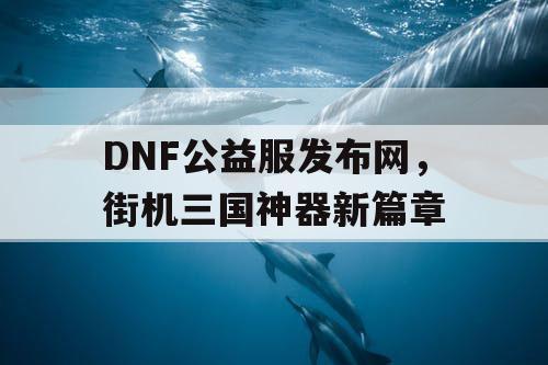 DNF公益服发布网，街机三国神器新篇章