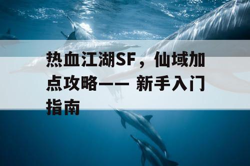 热血江湖SF,仙域加点攻略—— 新手入门指南 热血江湖SF,仙域加点攻略—— 新手入门指南
