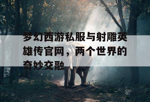梦幻西游私服与射雕英雄传官网，两个世界的奇妙交融