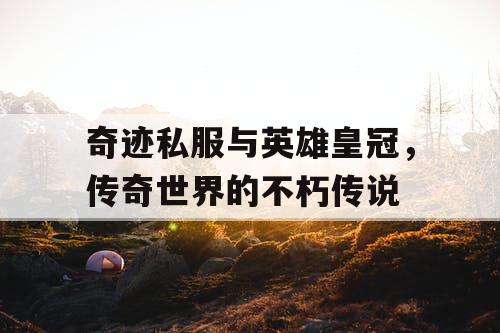奇迹私服与英雄皇冠，传奇世界的不朽传说