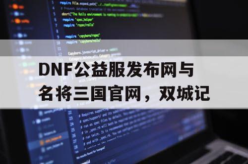 DNF公益服发布网与名将三国官网，双城记
