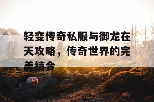 轻变传奇私服与御龙在天攻略，传奇世界的完美结合