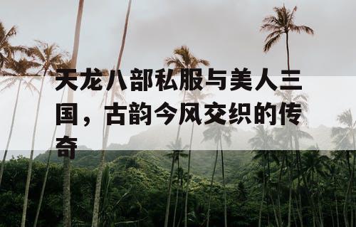 天龙八部私服与美人三国，古韵今风交织的传奇