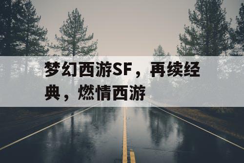 梦幻西游SF，再续经典，燃情西游