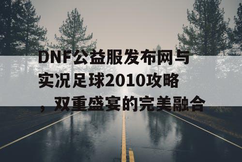 DNF公益服发布网与实况足球2010攻略，双重盛宴的完美融合