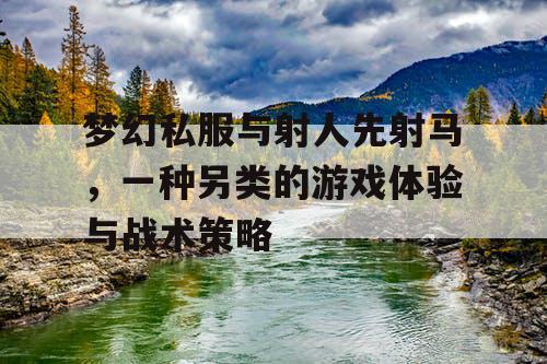 梦幻私服与射人先射马,一种另类的游戏体验与战术策略 梦幻私服与射人先射马,一种另类的游戏体验与战术策略