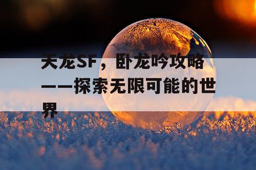 天龙SF，卧龙吟攻略——探索无限可能的世界
