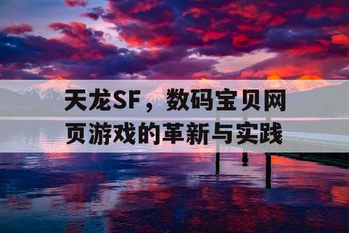 天龙SF,数码宝贝网页游戏的革新与实践 天龙SF,数码宝贝网页游戏的革新与实践