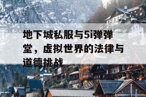 地下城私服与5i弹弹堂，虚拟世界的法律与道德挑战